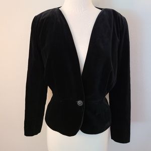 Kenzo Black Velvet Jacket